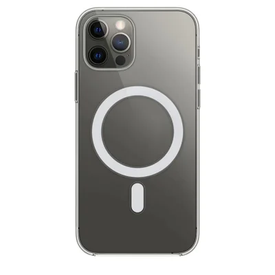 Clear Acrylic+TPU Phone Case Compatible with MagSafe for iPhone 12 Pro / iPhone 12