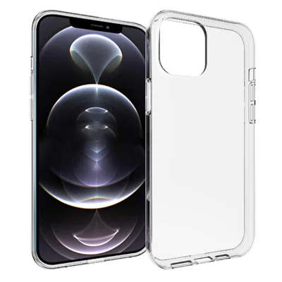 Para o iPhone 13 Pro Max 6.7 polegadas Capa Transparente Soft TPU Capa Protetora de Telefone