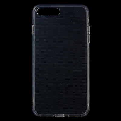 Étui de téléphone portable en TPU lisse pour iPhone 7 Plus 5,5 pouces / 8 Plus - Transparent