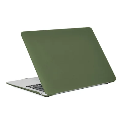 Detachable 2-in-1 Ultra-thin Matte Surface PP Laptop Protective Case Notebook Shell Cover for MacBook Pro 13-inch A1708/A1706/A1989/A2159/A2251/A2289/A2338 (2016) - Dark Green