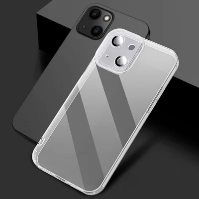 X-LEVEL Shockproof Airbag Matte Finish Clear TPU Case Cover for iPhone 13 mini 5.4 inch - Transparent