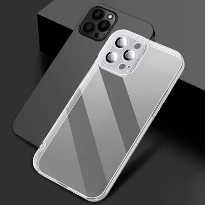 X-LEVEL Clear Matte Shockproof Protective TPU Airbag Case for iPhone 13 Pro 6.1 inch - Transparent