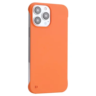 ENKAY HAT PRINCE Shockproof Anti-fingerprint Slim Rubberized Matte Anti-scratch Hard PC Phone Case Phone Shell for iPhone 13 Pro Max 6.7 inch - Orange