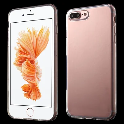 Skin TPU Gel Glossy Clear Pour Iphone 8 Plus / 7 Plus 5,5 Pouces - Transparent