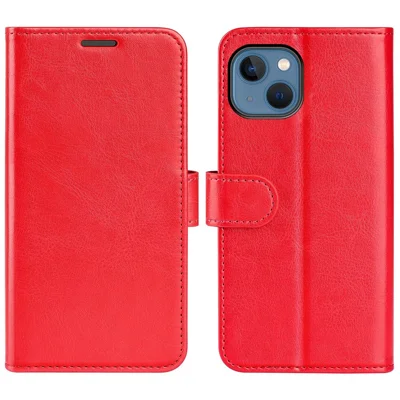 Pour Iphone 14 6,1 Pouces de la Texture Folie Folie de 6,1 Pouces. - Rouge