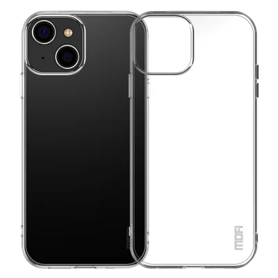 MOFI Transparent Slim Phone Case til iPhone 14 6,1 tommer, stødfast fleksibel TPU bagside