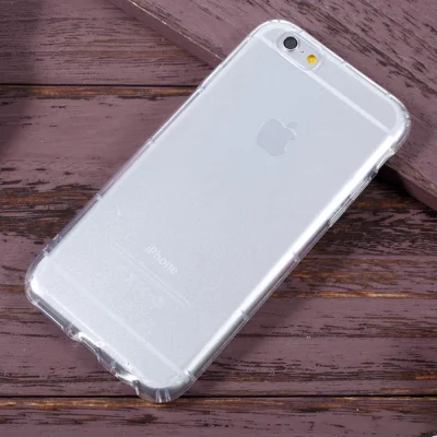 Funda de gel TPU transparente a prueba de caídas para iPhone 6s 6 de 4,7 pulgadas