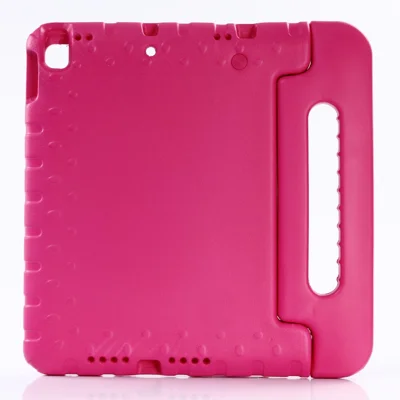 Custodia EVA per iPad 10.2 (2021) / (2020) / (2019) / Air 10.5 pollici (2019) / Pro 10.5 pollici (2017) a prova di urti, sicura per i bambini, con supporto - Rosa