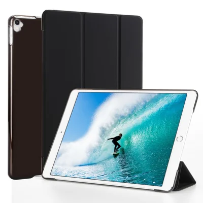 Tri-fold Stand Auto-wake/sleep Leather Protector Case for iPad Air 10.5 (2019) / Pro 10.5 (2017) - Black
