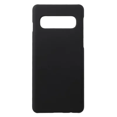 Rubberized PC Hard Case for Samsung Galaxy S10 - Black