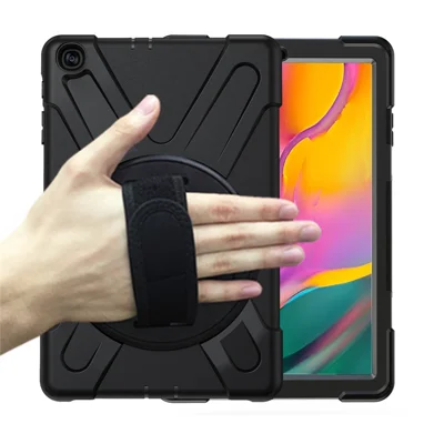 [X-Shape] PC + Silicon Combo Tablet Für Samsung Galaxy Tab A 10.1 (2019) SM-T515 - Schwarz