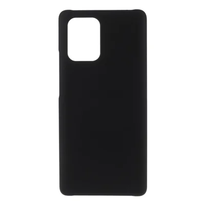 Rubberized Hard PC Case for Samsung Galaxy A91 / S10 Lite - Black