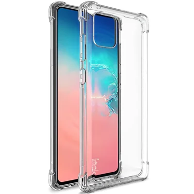 IMAK Shock-resistant Soft TPU Case for Samsung Galaxy A81/Note 10 Lite/M60s - Transparent