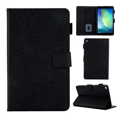 Lines Texture Cool Leather Tablet Shell for Samsung Galaxy Tab A 8.0 Wi-Fi (2019) SM-T290 - Black