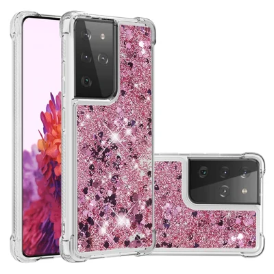 Динамичный ударопрочный защитный чехол из термополиуретана для Samsung Galaxy S21 Ultra 5G - красный