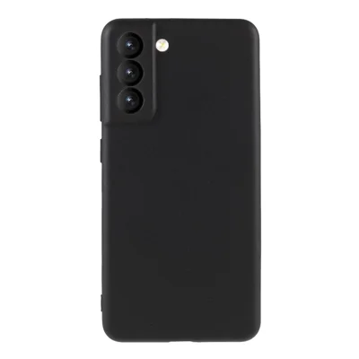 X-LEVEL Matte TPU Telefoonhoesje voor Samsung Galaxy S21 FE - Zwart