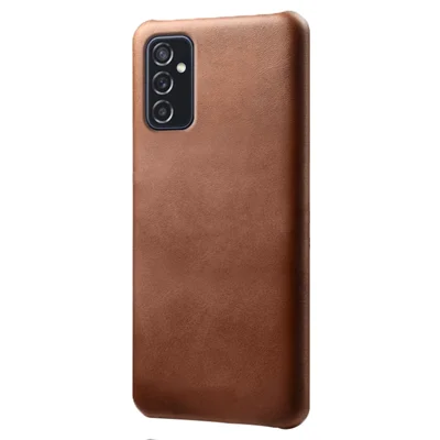 KSQ Langlebiger Plastik+pu Leder Telefon Hülle Telefonabdeckung Für Samsung Galaxy M52 5G - Braun