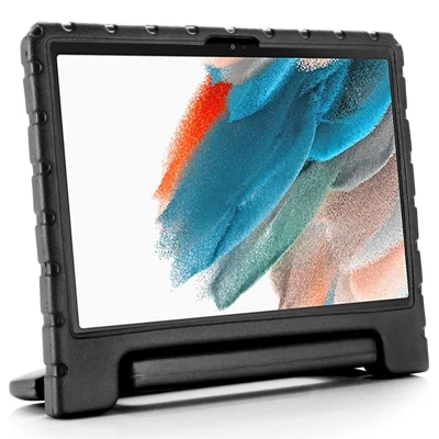 Étui de protection portable antidéflagrant en EVA avec poignée et support pour Samsung Galaxy Tab A8 10,5 (2021) / (2022) - Noir