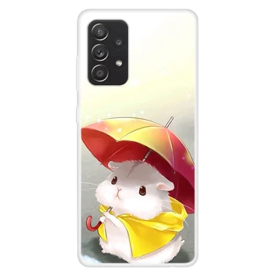 For Samsung Galaxy A13 4G Pattern Printing Drop-proof Soft TPU Case Protective Phone Cover - Little Squirrel