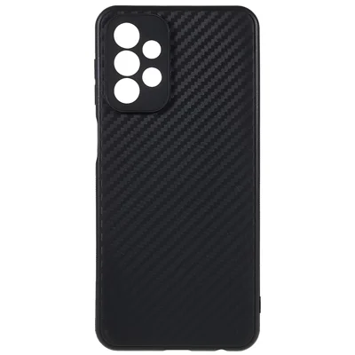 Funda de fibra de carbono para Samsung Galaxy A23 4G / 5G (versión global), carcasa suave de TPU, antihuellas, antideslizante, protectora para teléfono
