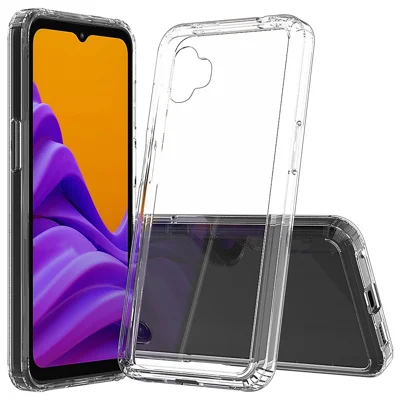 For Samsung Galaxy Xcover 6 Pro Transparent Slim Phone Cover Hard Acrylic Back + Soft TPU High Impact Case