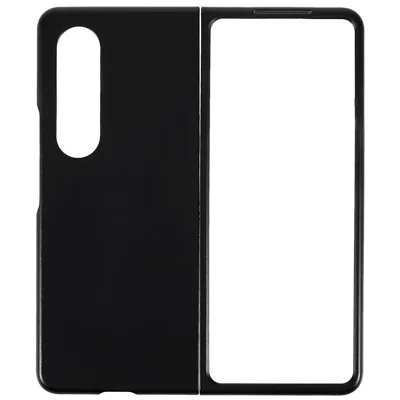 For Samsung Galaxy Z Fold4 5G Hard PC Defender Shockproof Case Anti-Fingerprint Drop Protection Cover - Black