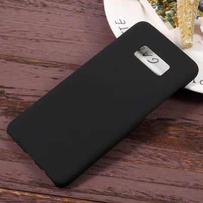 Rubberized PC Back Phone Case for Samsung Galaxy S8 - Black