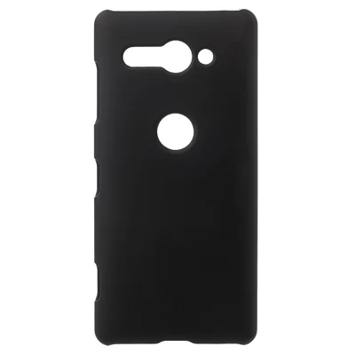 Rubberized Hard Plastic Case for Sony Xperia XZ2 Compact - Black