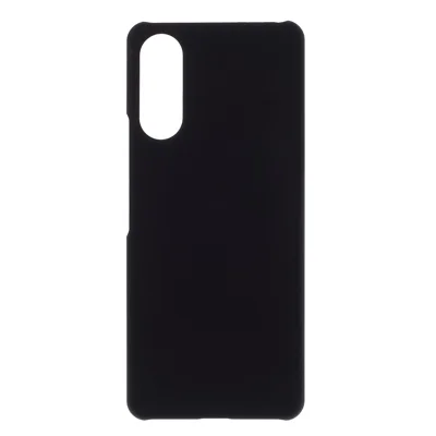 Rubberized Hard PC Case Protective Cell Phone Covering for Sony Xperia 10 II - Black
