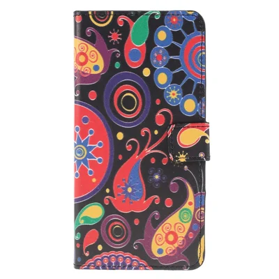 Pattern Printing PU Leather Flip Phone Cover [Stand Wallet] for Huawei P30 Lite - Paisley Pattern