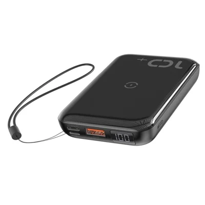 BASEUS 2 in 1 10W Wireless Fast Charging 10000mAh 18W Wired Power Bank - Black