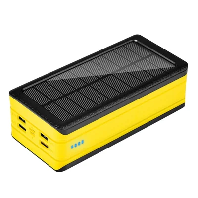 PSOOO PS-406 Solar Powerbank 40000mAh PD22.5W Draagbare 15W Draadloze Oplader Externe Batterij met 4-poorts uitgang voor Mobiele Telefoons Tablets