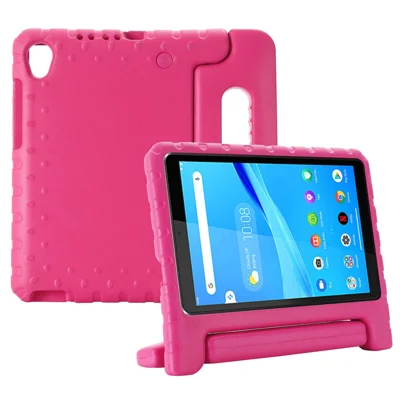 EVA Foam Shockproof Tablet Case with Handle Kickstand for Lenovo Tab M8 TB-8705F/Tab M8 (3rd Gen) - Rose