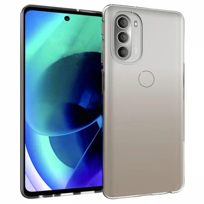 10 stk./pakke HD klar indvendig anti-aftryk blød TPU stødfast beskyttelsesdæksel til Motorola Moto G51 5G