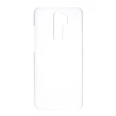 Gummibelagt hårdfoderaf PC til Xiaomi Redmi Note 8 Pro – Transparent
