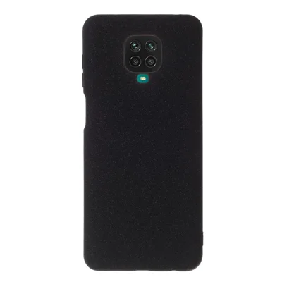 Double-sided Shell Matte Cover for Xiaomi Redmi Note 9 Pro/9S/9 Pro Max - Black