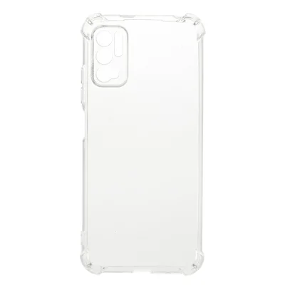 Clear Shock-Absorption Anti-Scratch Bumper Flexible TPU Cover Case for Xiaomi Redmi Note 10 5G - Transparent