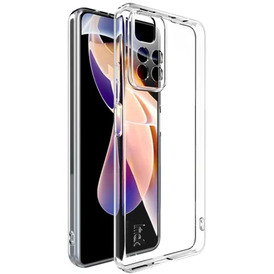 غطاء IMAK UX-5 سلسلة شفاف مرن من مادة TPU لينة مانع للصدمات لجهاز Xiaomi Redmi Note 11 Pro+ 5G/Redmi Note 11 Pro 5G (الصين) (MediaTek)