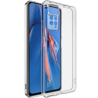 IMAK UX-5 Series Phone Case for Xiaomi Redmi Note 11 Pro 4G (MediaTek)/Note 11 Pro 5G (Qualcomm), Transparent Flexible TPU Cellphone Cover