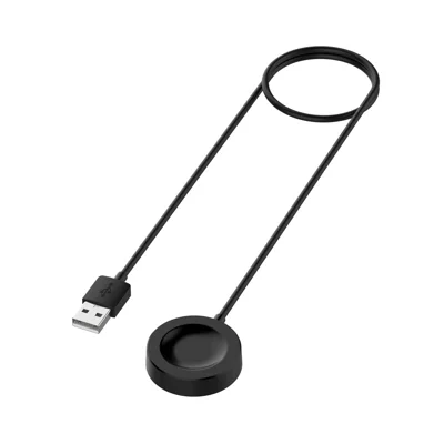 1m USB Charging Cable Wireless Charger Dock for Huawei Watch GT 2 Pro / GT 2 Pro ECG / GT 2 Porsche Edition - Black