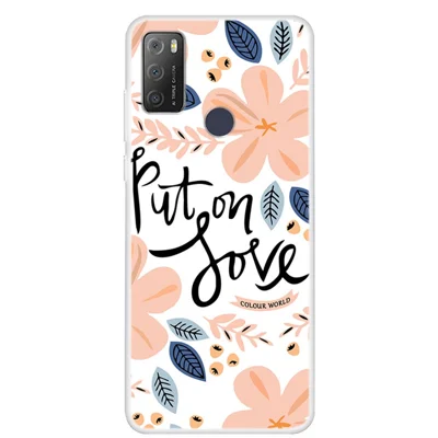 Stylish Pattern Printing Soft TPU Cell Phone Case for Alcatel 1S (2021) - Put on Love