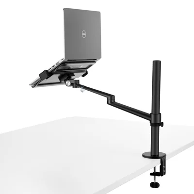 UPERGO OLL-1S Monitor Desk Stand Laptop Arm Mount Desktop for 10-17 inch Laptop - Black