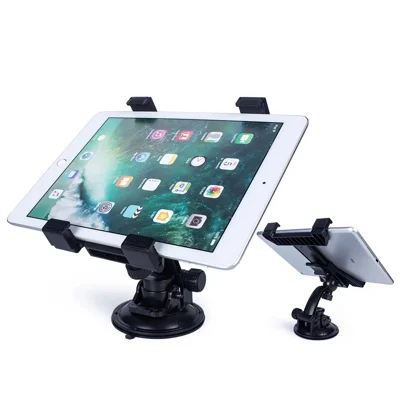 For iPad Holder Applicable to 7 - 14 inch Tablet Car Dashboard Tablet Mount 360° Rotation Windshield Suction Cup