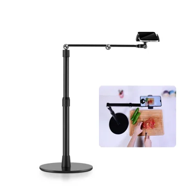 Support de téléphone mobile réglable en hauteur UPERGO pour diffusion en direct et prises de vue en contre-plongée