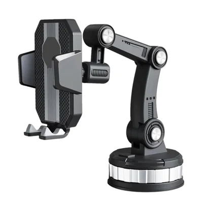 X-0566 Car Dashboard Windshield Adjustable Mobile Phone Holder Suction Cup Bracket