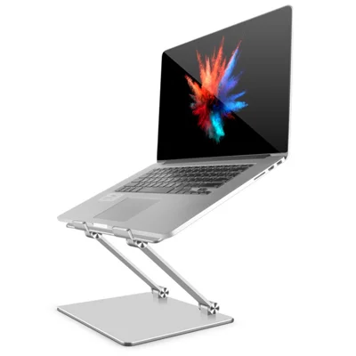 L301 Supporto per Computer in Lega di Alluminio Pieghevole - Argento