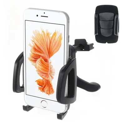 Universal Rotary Car Air Vent Mount Holder for iPhone 6s Plus/6s, Width: 40-95mm (YQ-A0027) - Grey