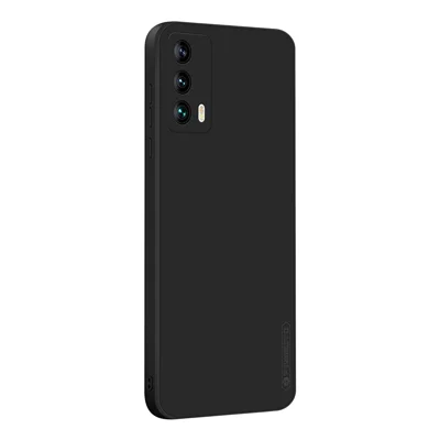 PINWUYO Zachte Siliconen Hoesje voor Meizu 18 / 18S, Precieze Uitsparingen, Soepele Textuur, Stootvaste Beschermmende Telefoonhoes - Zwart