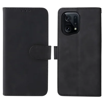 Per Oppo Trova X5 PU PU PU Che PU Che Shetto Interno TPU Sensent Sensente Regolabile Custodia Regolabile - Nero