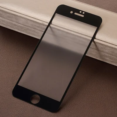 RURIHAI til iPhone 8 4,7 tommer 0,26 mm 2,5D AB-lim Frostet fuld dækning Hærdet glasbeskytterfilm - Sort